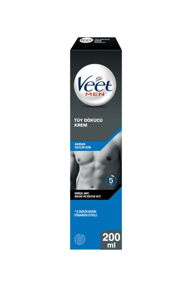 VEET TÜY DÖKÜCÜ MEN KREM HASSAS 200ML ürün görseli 1