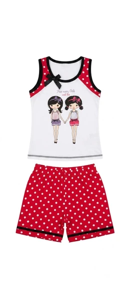 Berrak Kız Çocuk Şortlu Pijama Takımı 7630 ürün görseli 1