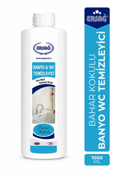 ERSAĞ Bahar Kokulu Konsantre Banyo ve Tuvalet Temizleyici 1000 ML ürün görseli 1