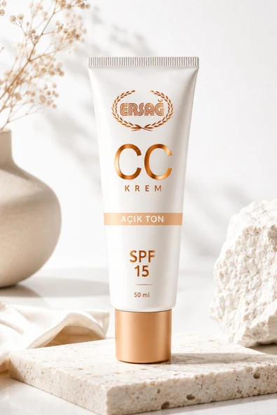ERSAĞ CC Krem 50 ML - Açık Ton - Resim 2
