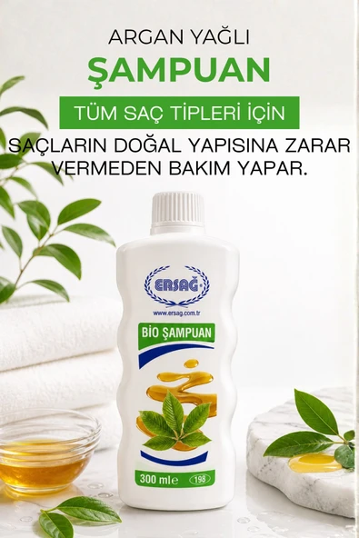 ERSAĞ Bio Şampuan 300 ML - Resim 5