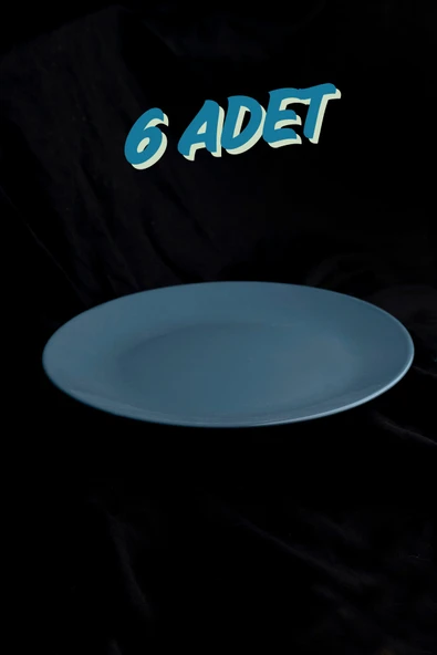 Countra Ege Servis- Yemek Ve Sunum Tabağı 26 Cm 6 Adet seramik ürün görseli 1