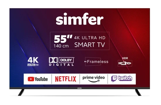 Simfer 55SFSA6B 140 Ekran 4K Ultra HD Android Smart LED TV - Resim 4