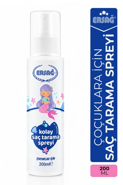 ERSAĞ Çocuklar İçin Kolay Saç Tarama Spreyi 200 ML ürün görseli 1