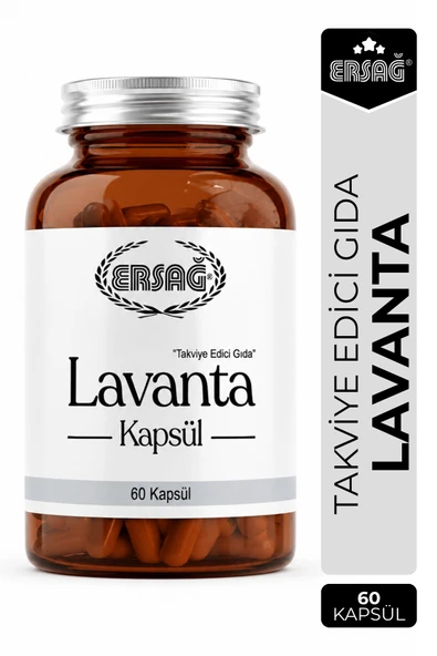 ERSAĞ Lavanta Kapsül 60 Tablet Takviye Edici Gıda ürün görseli 1