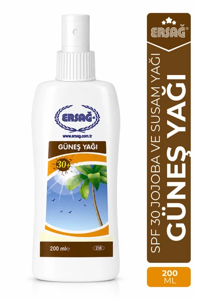 ERSAĞ Güneş Yağı 200 ML ürün görseli 1