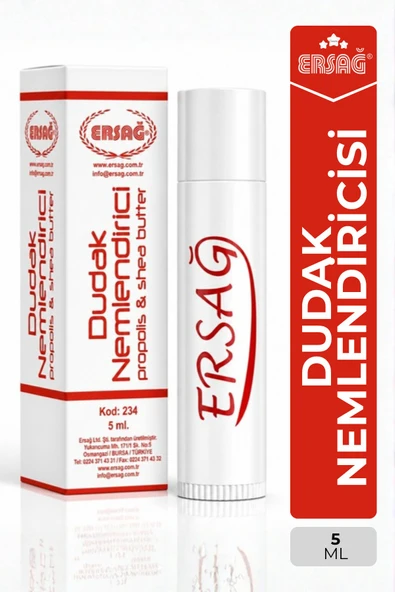 ERSAĞ Dudak Nemlendiricisi 5 ML ürün görseli 1