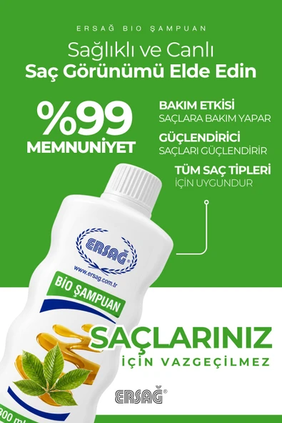 ERSAĞ Bio Şampuan 300 ML - Resim 2