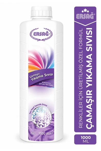 ERSAĞ Renkliler İçin Çamaşır Yıkama Sıvısı 1000 ML ürün görseli 1
