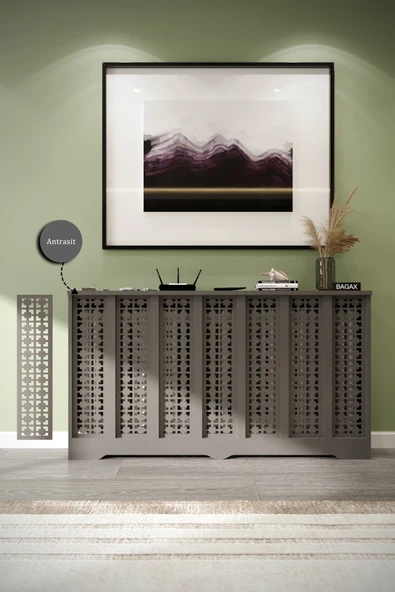 Dekoratif Petek Kaplama Modern Kalorifer Peteği Gizleme Ünitesi 11 Desen 9 Renk İç Ölçü 136 cm Dış Ölçü 140 cm ürün görseli 1