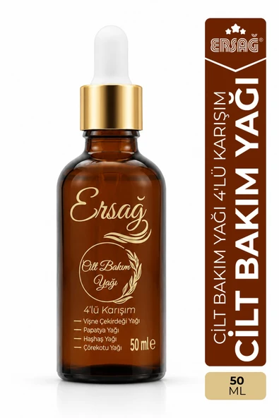 ERSAĞ Cilt Bakım Yağı - 4’lü Karışım 50 ML ürün görseli 1