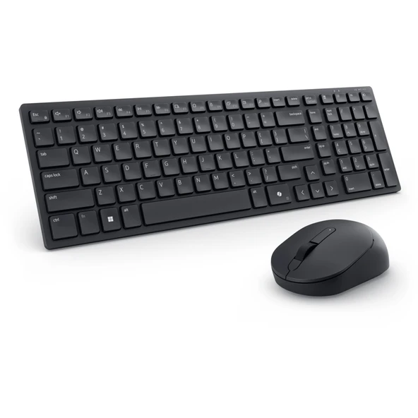 Dell Pro Kompakt Sessiz Kablosuz Klavye Mouse Set Q TR Siyah KM555 ürün görseli 1