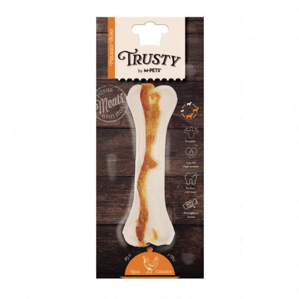 M-Pets Trusty Chicken Kemik Köpek Ödülü 55g ürün görseli 1