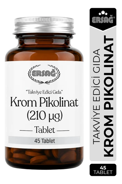 ERSAĞ Krom Pikolinat Takviye Edici Gıda 45 Tablet ürün görseli 1