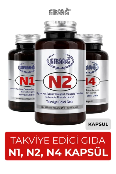 ERSAĞ N1, N2, N4 Kapsül Takviye Edici Gıda ürün görseli 1