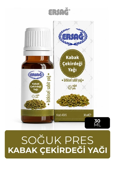 ERSAĞ Soğuk Pres Kabak Çekirdeği Yağı 30 ML ürün görseli 1