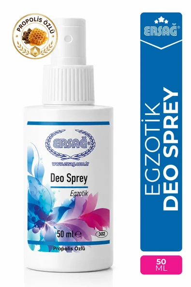 ERSAĞ Ter Kokusu İçin Propolis Özlü Deo Sprey Egzotik 50 ML ürün görseli 1