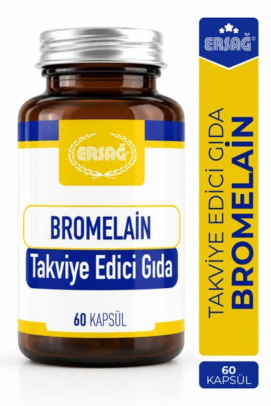 ERSAĞ Bromelain Takviye Edici Gıda 60 Kapsül ürün görseli 1
