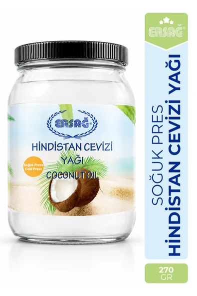 ERSAĞ Hindistan Cevizi Yağı 270 GR ürün görseli 1