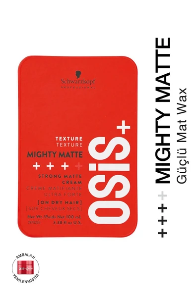 osis Mighty Matte Güçlü Tutucu Mat Wax 100 ml ürün görseli 1