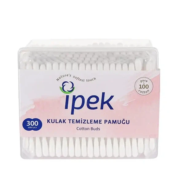 İPEK KULAK ÇUBUĞU 300 LÜ DİKDÖRTGEN ürün görseli 1