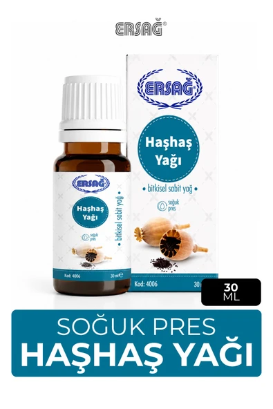 ERSAĞ Soğuk Pres Haşhaş Yağı 30 ML ürün görseli 1