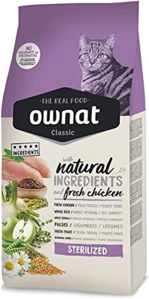 Ownat Sterilised Tavuklu Kedi Maması, 4 Kg ürün görseli 1