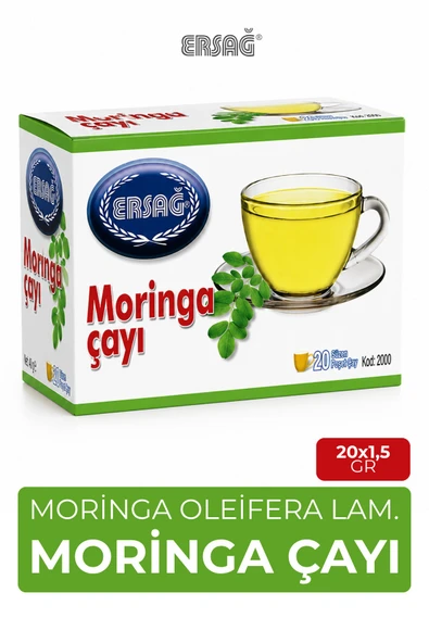 ERSAĞ Moringa Çayı 20 Süzen Poşet 30 GR ürün görseli 1