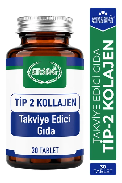 ERSAĞ Tip 2 Kollajen İçeren Takviye Edici Gıda 30 Tablet ürün görseli 1