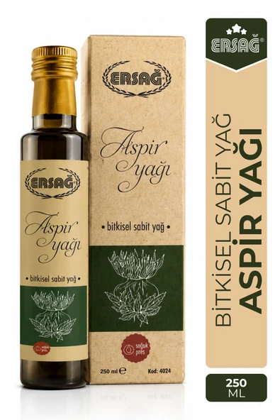 ERSAĞ Soğuk Pres Aspir Yağı 250 ML ürün görseli 1