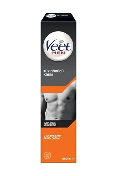VEET TÜY DÖKÜCÜ MEN KREM NORMAL 200ML ürün görseli 1