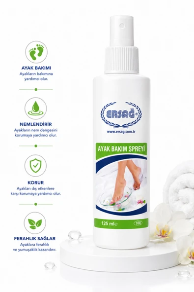 ERSAĞ Ayak Bakım Spreyi 125 ML - Resim 2