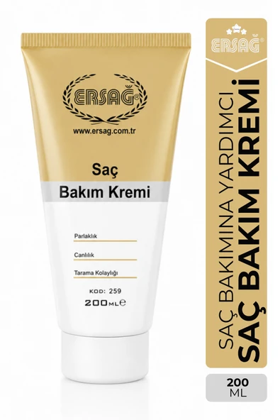 ERSAĞ Saç Bakım Kremi 200 ML ürün görseli 1