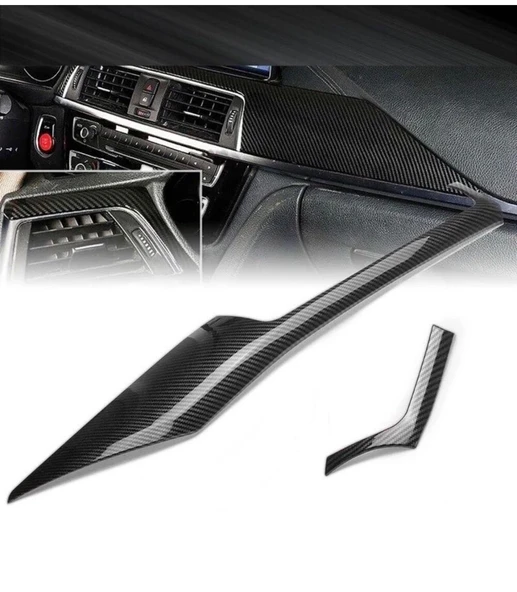 Bmw F30 F32  F34 F36 Uyumlu 2 Li Ön Gögüs Karbon Seti ürün görseli 1