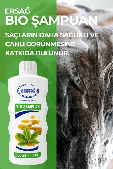 ERSAĞ Bio Şampuan 300 ML - Resim 3