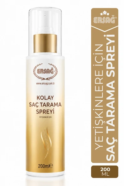 ERSAĞ Yetişkinler İçin Kolay Saç Tarama Spreyi 200 ML ürün görseli 1