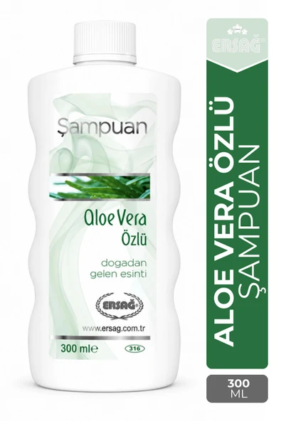 ERSAĞ Aloe Vera Özlü Şampuan 300 ML ürün görseli 1