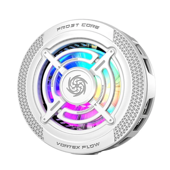 HADRON K56 Klipsli Telefon Soğutucu Fan RGB Beyaz ürün görseli 1