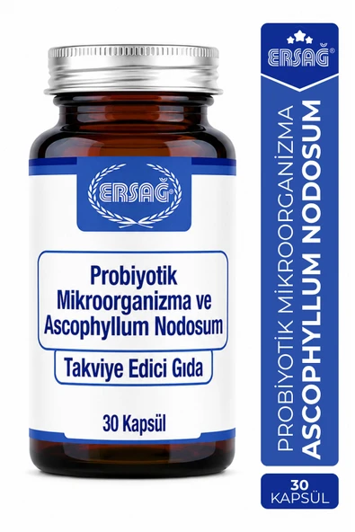 ERSAĞ Probiyotik Mikroorganizma ve Ascophyllum Nodosum 30 Kapsül ürün görseli 1