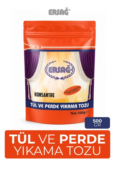 ERSAĞ Tül ve Perde Yıkama Tozu 500 GR ürün görseli 1