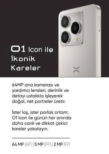 Omix O1 ICON 8/256 Akıllı Telefon Yeşil - Resim 4