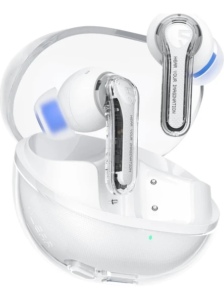 Soundpeats Clear Beyaz TWS Kulak İçi Bluetooth Kulaklık ürün görseli 1