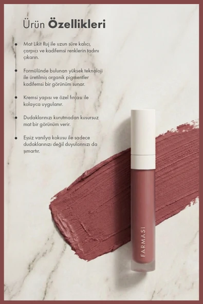 MAT LİKİT RUJ 09 WILD ROSE - Resim 3