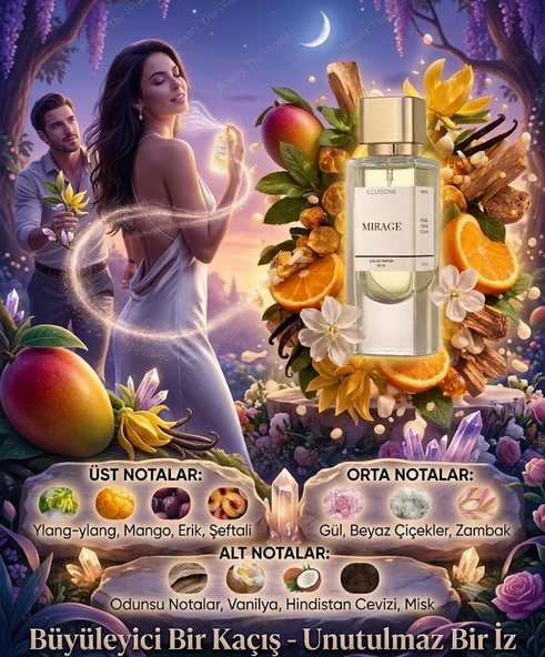 Illusione Mirage EdP 50 ml  Tutkulu ve Kalıcı Kadın Parfümü  Özel Seri ürün görseli 1