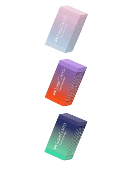 Faber Castell Flow Edition Silgi Renkli - 2 adet ürün görseli 1