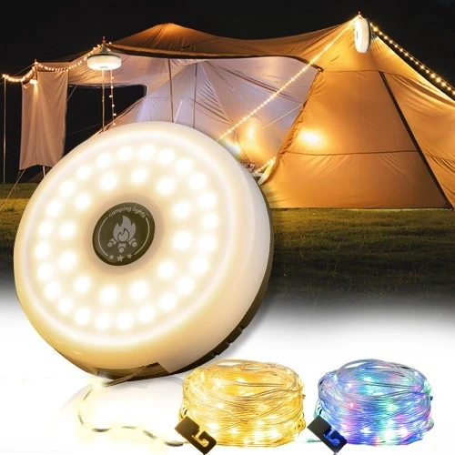 Şarjlı 10 Metre Kamp Lambası Led Işık - Resim 5