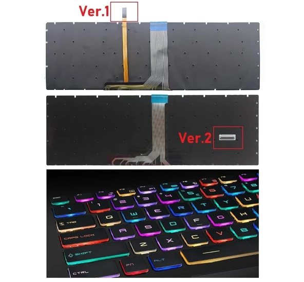 MSI GL75 Leopard 10SDR-085XTR Klavye V1 Işıklı (RGB) ürün görseli 1