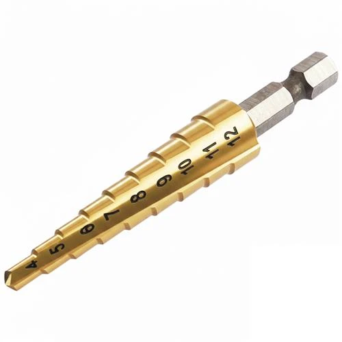 KADEMELİ MATKAP UCU 4 - 12 mm ALTIGEN SAPLI TOMAX ürün görseli 1