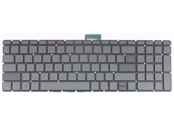 Hp Omen 15-ax200 Klavye Işıklı Kırmızı Tuş ürün görseli 1