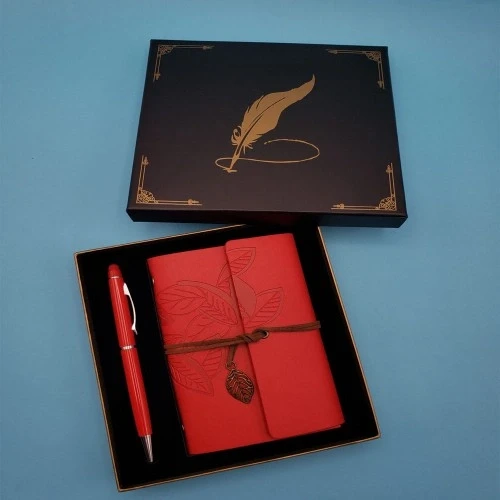 Defter Kalem Kırmızı Renk ürün görseli 1